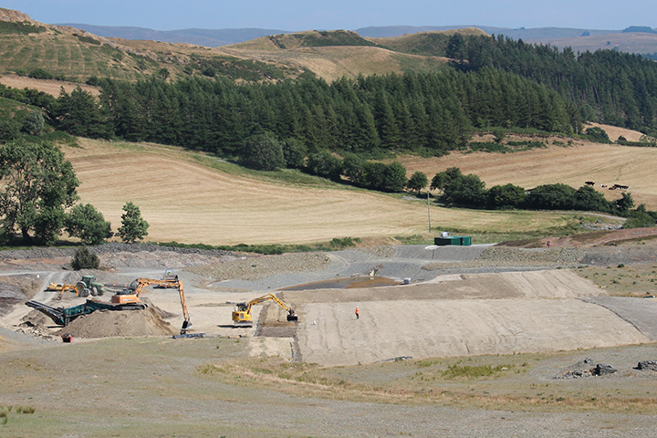 view from north of Frongoch
