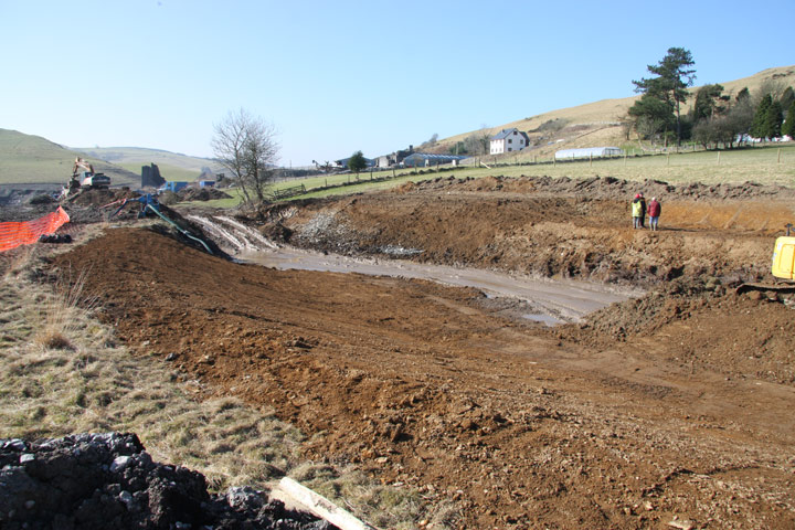 Frongoch Stream Diversion 2011