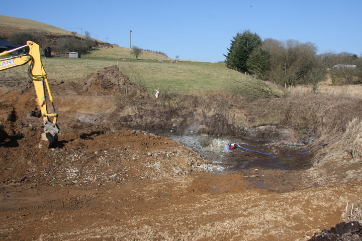 Frongoch Stream Diversion 2011